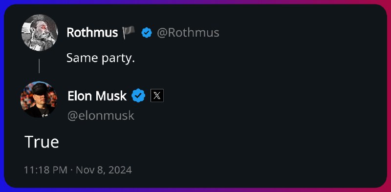 Elon Musk replied to Rothmus ***🏴***: …