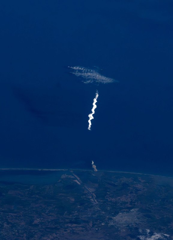 Starship launch from ISS. We happened …