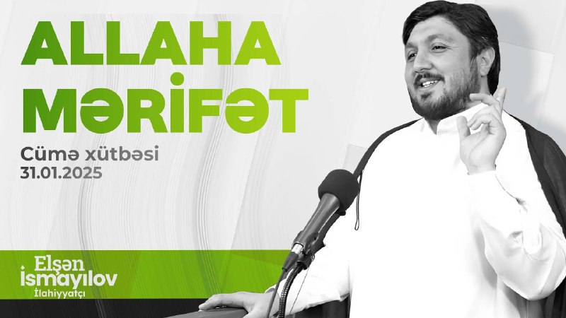 ***🔴*** CANLI YAYIM | Allaha Mərifət …