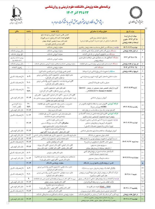 [#هفته\_پژوهش\_و\_فناوری](?q=%23%D9%87%D9%81%D8%AA%D9%87_%D9%BE%DA%98%D9%88%D9%87%D8%B4_%D9%88_%D9%81%D9%86%D8%A7%D9%88%D8%B1%DB%8C)