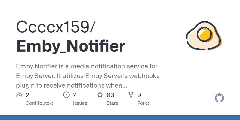 Welcome to Emby Notifier!