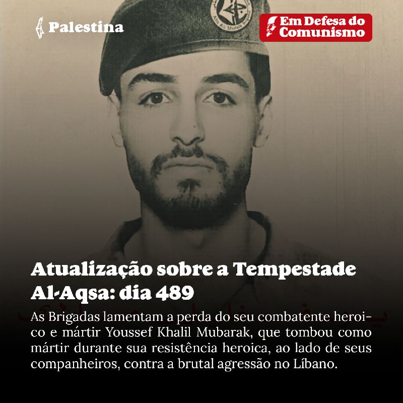 ***🇵🇸*** BOLETIM DIÁRIO DA RESISTÊNCIA PALESTINA …