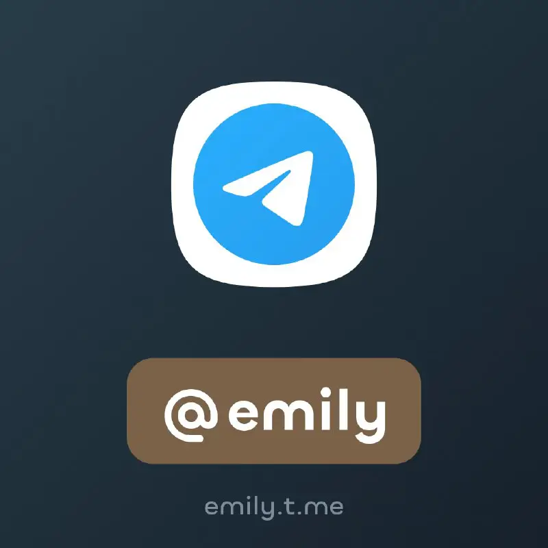 This username [@emily](https://t.me/emily) will be sold in this week ***?***