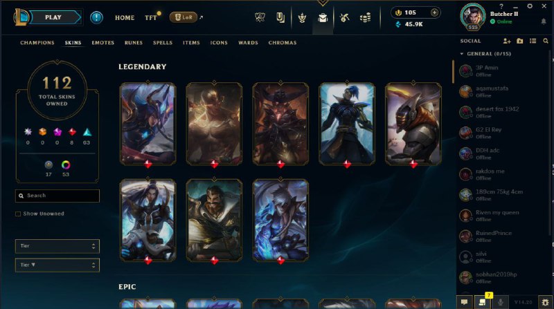 Summoner Name : butcher ll