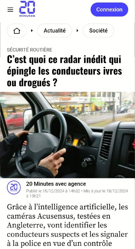 NOUVEAU - un radar muni d’une …