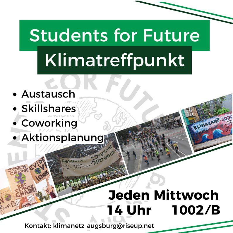 Die Students For Future Augsburg sind …