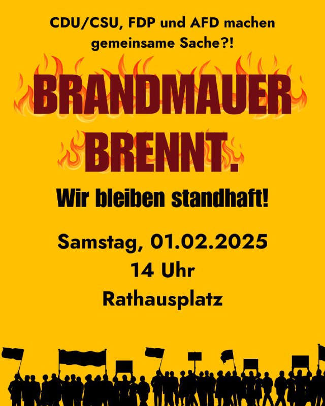 Jetzt ist es passiert: CDU/CSU und …