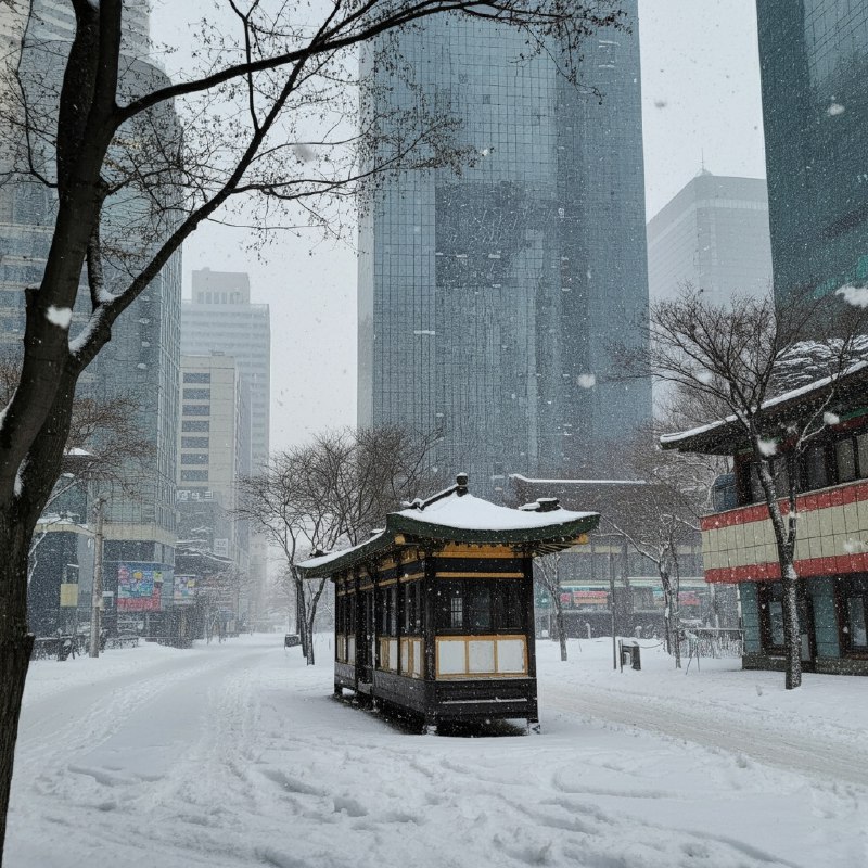 Seoul was struck by the heaviest …