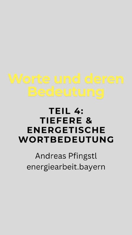 energiearbeit.bayern Andreas Pfingstl Coaching Spiritualität Feinstofflichkeit …