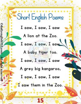 ENGLISH FOR KINDERGARTEN.