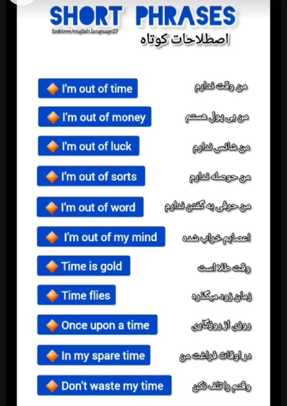 **اصطلاحات کوتاه