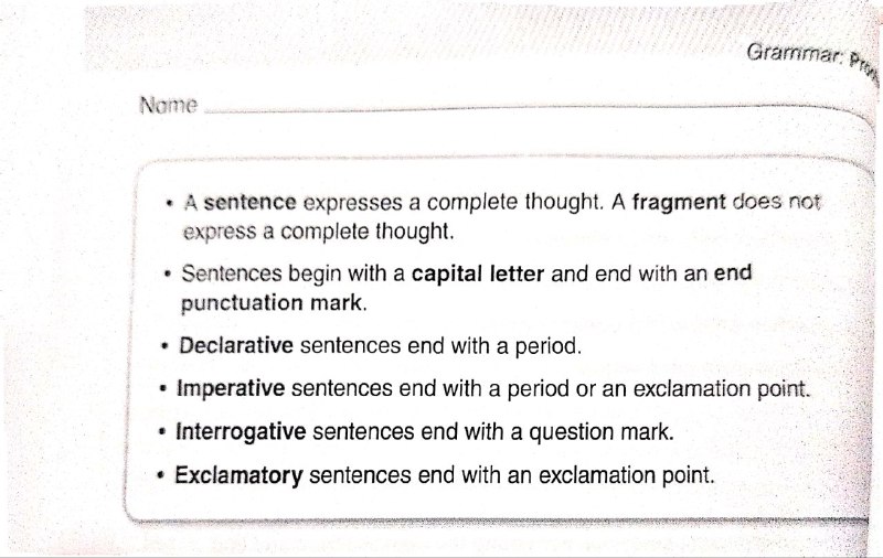 Sentence type lay တွေပါ။