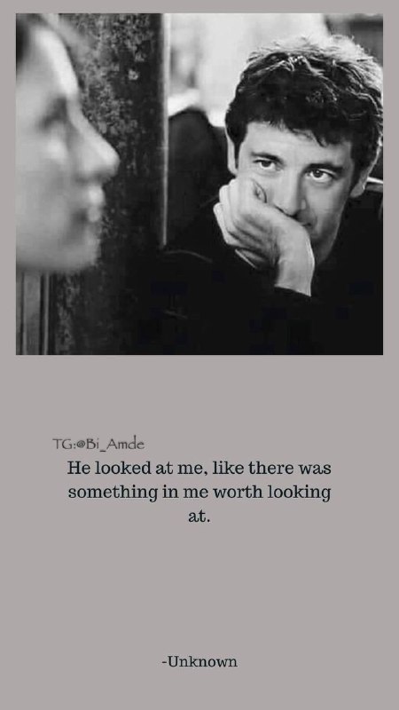 `°He looked at me, like there …