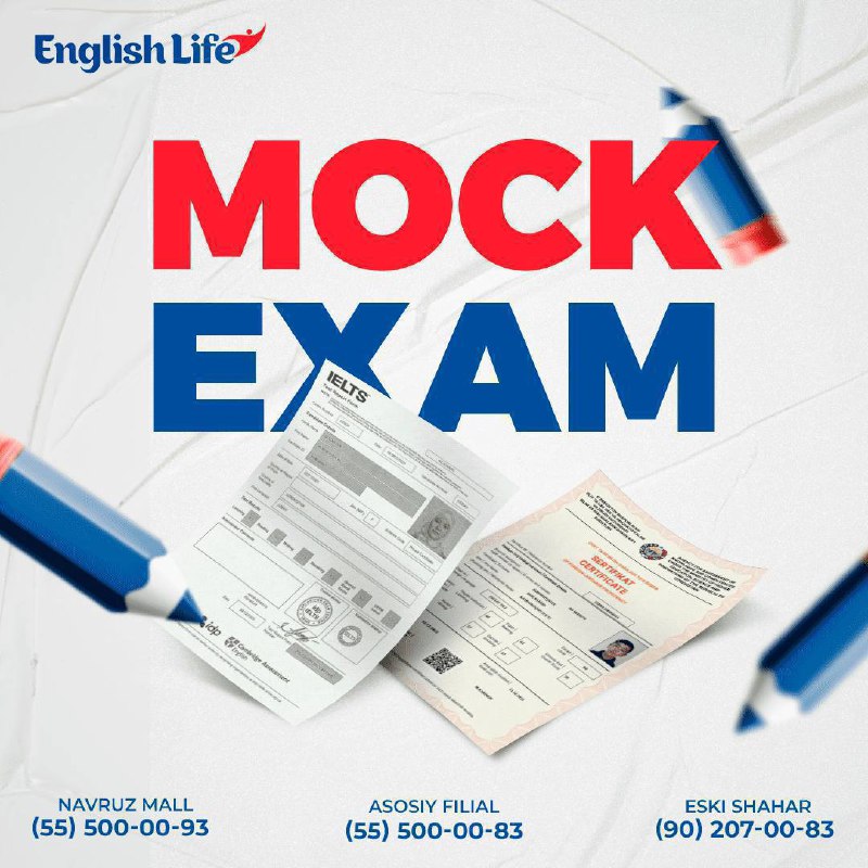 *****🥳*****Mockni kutganlar bormi? **Agar** IELTS **va** …