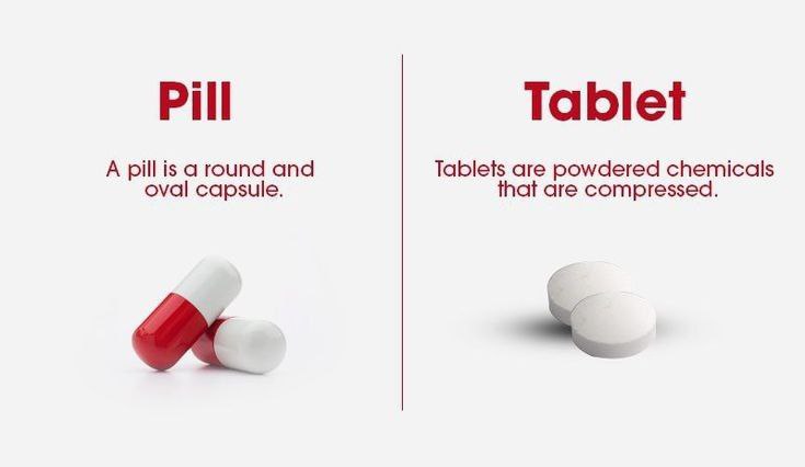 تفاوت بین Tablet با Pill چیه …