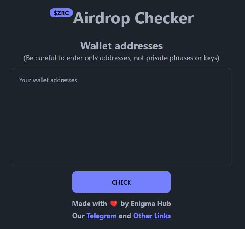 ***💸*** **$ZRC** **Airdrop - токен от** …