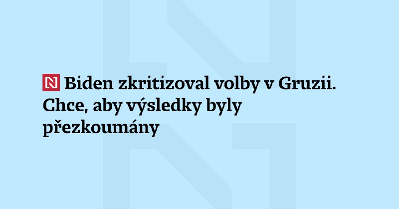 Americký prezident Joe Biden zkritizoval průběh …