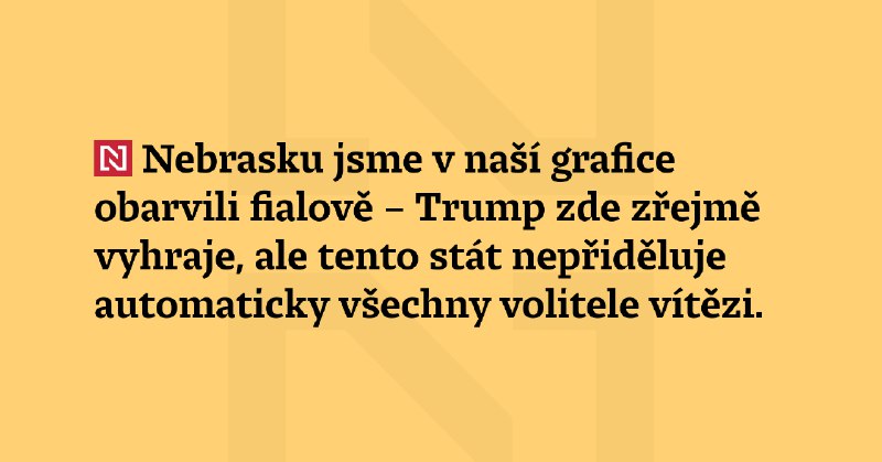 Nebrasku jsme v naší grafice obarvili …