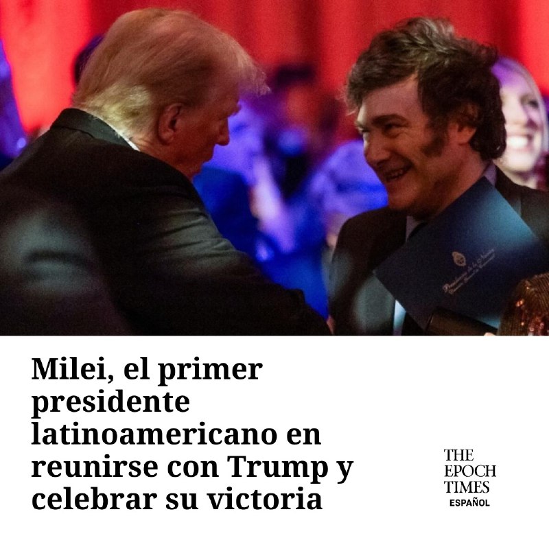 El presidente de Argentina Javier Milei …