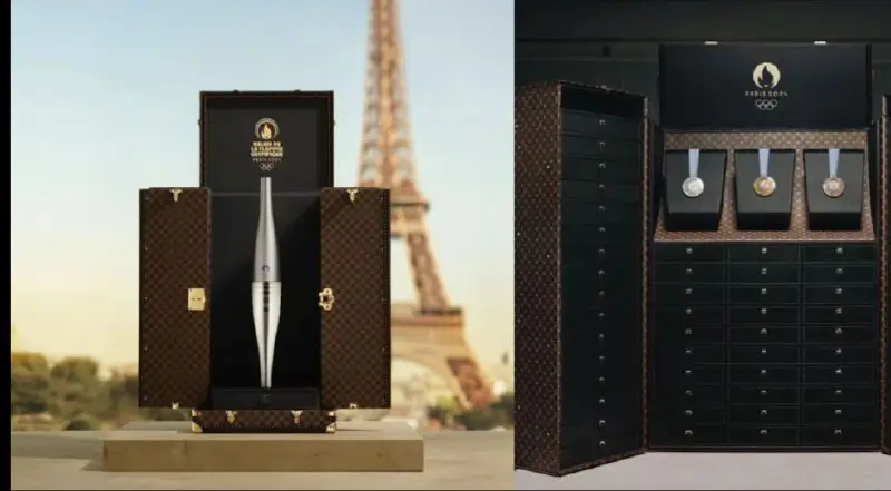 ***✨***担起守护奖牌与火炬的重责大任！Louis Vuitton为2024巴黎奥运打造专属行李箱