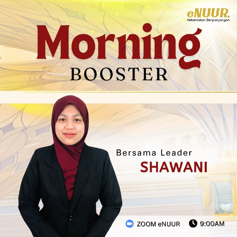 Jom sertai Morning Booster HARI INI …