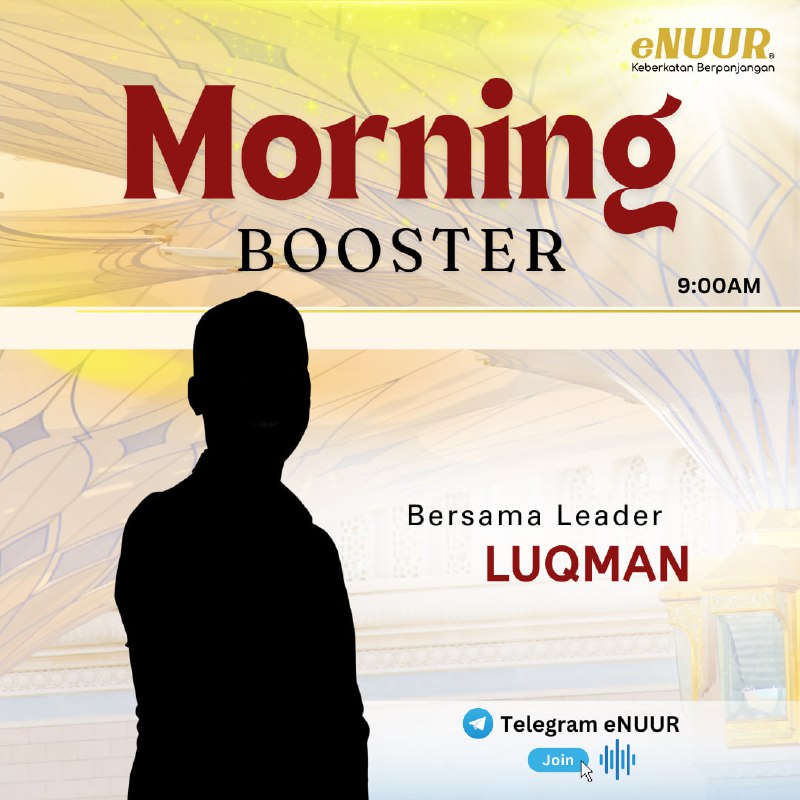 Jom sertai Morning Booster HARI INI …