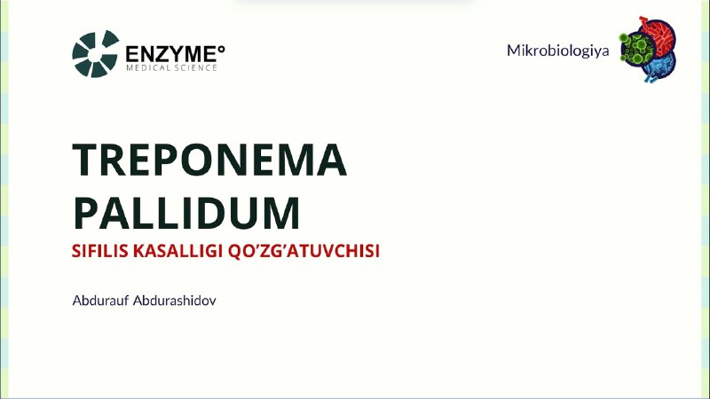 Yopiq kanalimizdan sifilis qo'zg'atuvchisi