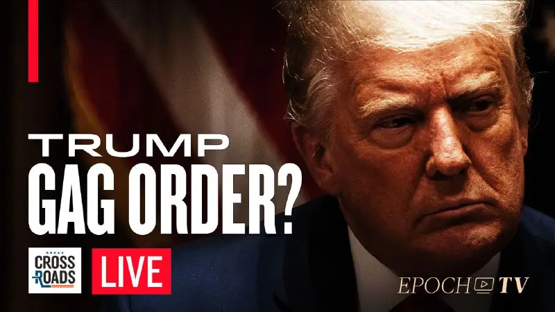 RT [@EpochTV](https://t.me/EpochTV): The potential [#GagOrder](?q=%23GagOrder) on Trump is raising concerns, as it may hinder his 2024 election campaign efforts. Furthermore, …
