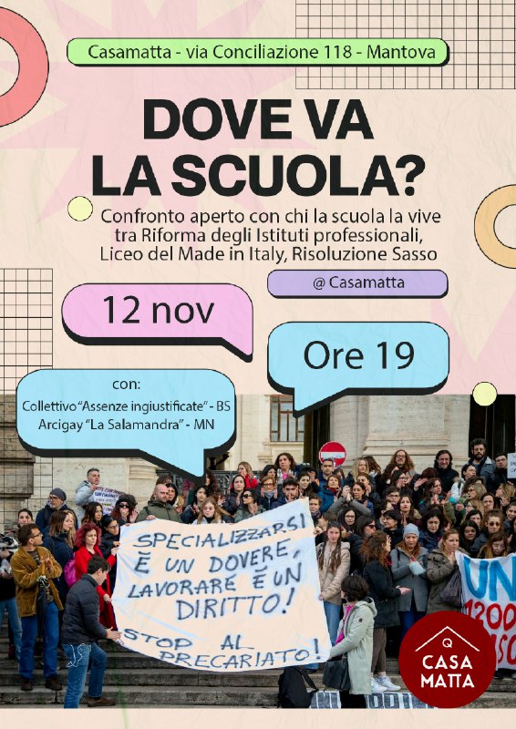 ***📅*** Martedì 12 novembre, ore 19