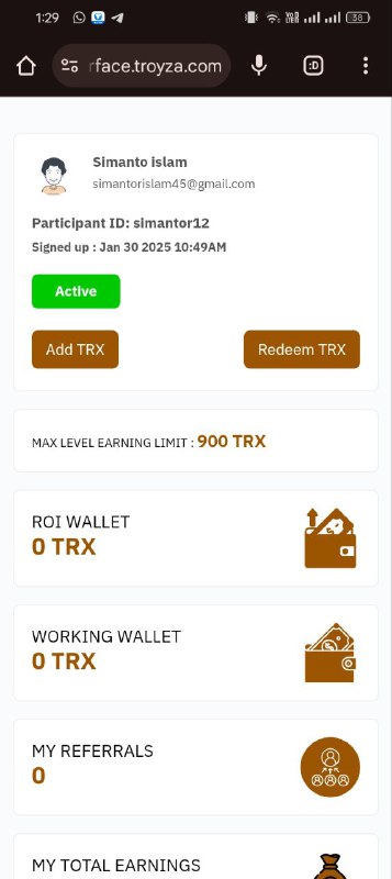 New trx minig Platform