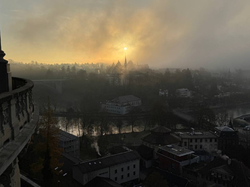 Stiller Morgenblick vom Bundeshaus: Die Ruhe …