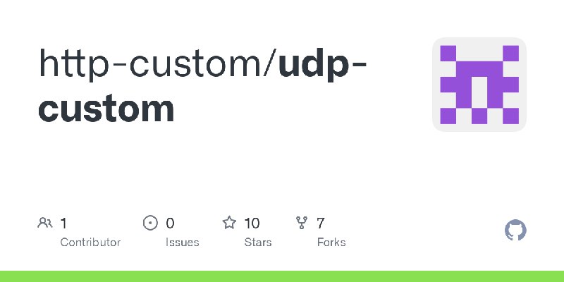 `git clone https://github.com/http-custom/udp-custom &amp;&amp; cd udp-custom …