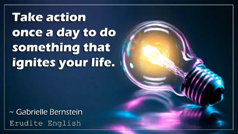 *****🖊*** Take action once a day …