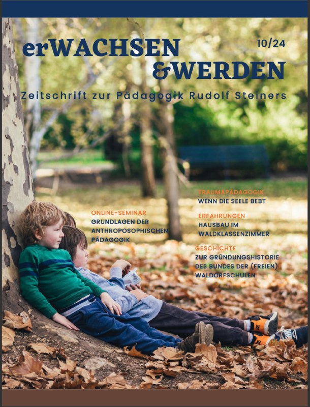 [**erWACHSEN&amp;WERDEN - Oktober-Ausgabe**](https://www.erwachsen-und-werden.de/aktuelle-ausgabe)