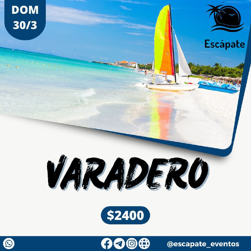 Escápate🌴 y vive un sueño✨