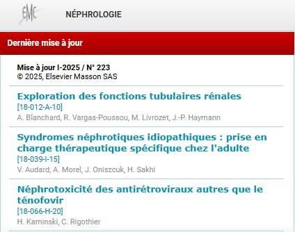 ***?******?******?******?******⚡******⚡*** NOUVEAU 18/12/2024 EMC Néphrologie Mise …