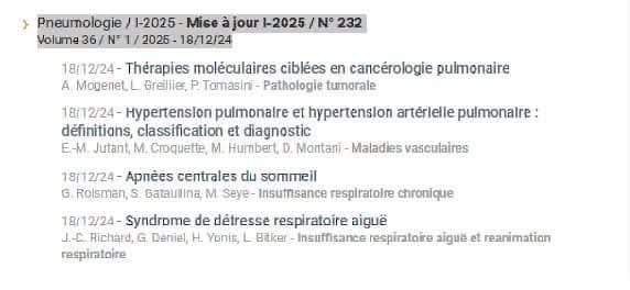 ***?******?******?******⚡******⚡*** NOUVEAU 18/12/2024 EMC Pneumologie Mise …