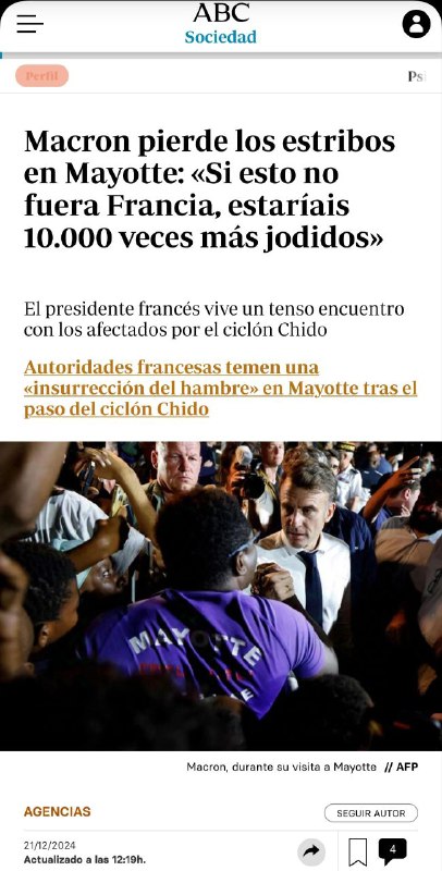 ***🇫🇷*** | Macron pierde los estribos …