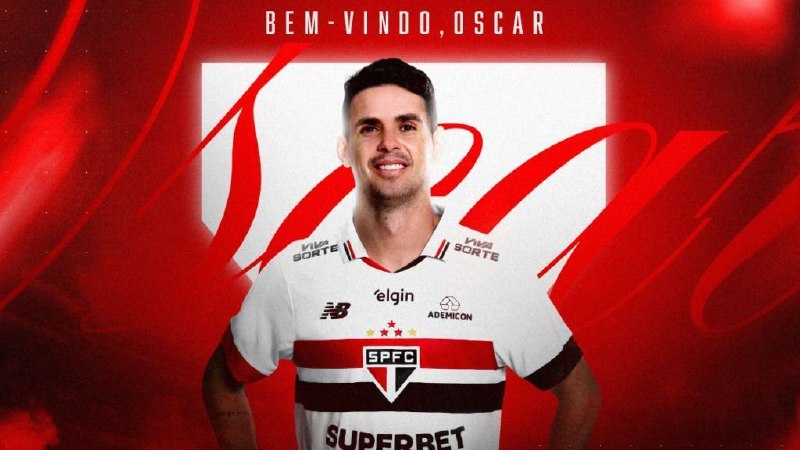 **São Paulo oficializa contratação de Oscar …