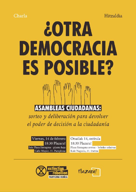 **¿Otra democracia es posible?**