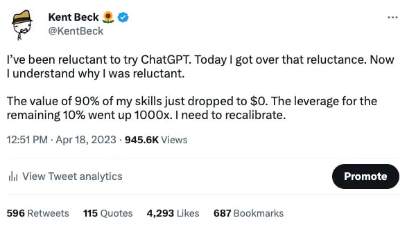 **90% of My Skills Are Now …