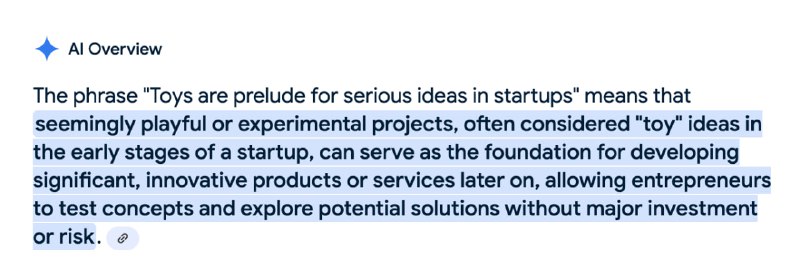 'Toys are the prelude to serious …