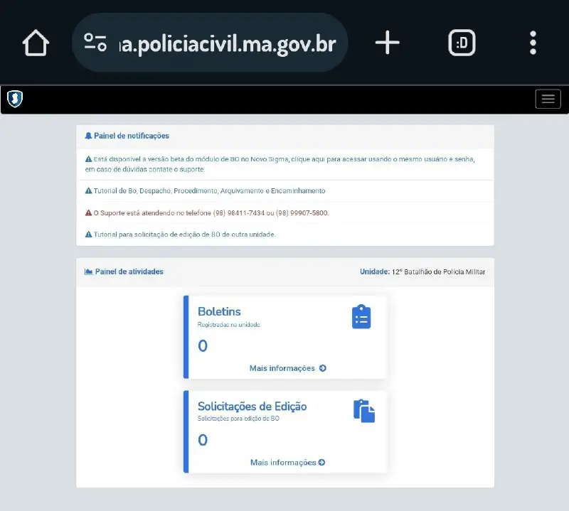 ***❤️***URL: [Sigma.policiacivil.ma.gov.br](http://Sigma.policiacivil.ma.gov.br/)
