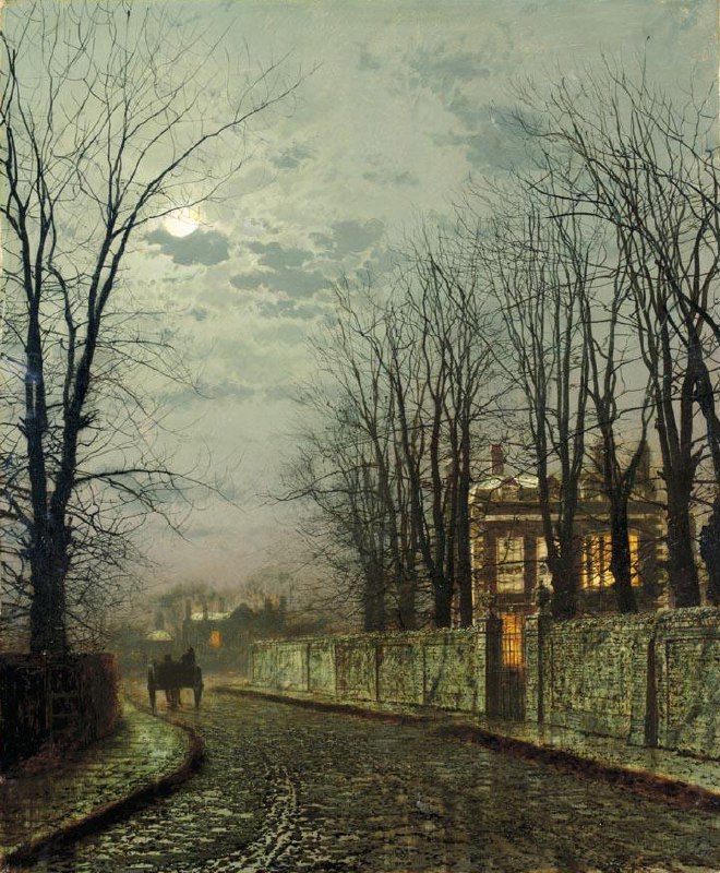 ***🖼*** A Wintry Moon (1886)