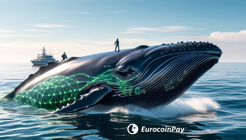 Ballenas en el océano de Blockchain