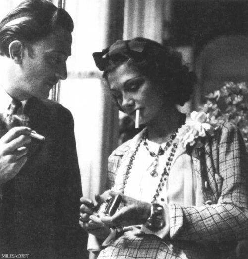 *Salvador Dali and Coco Chanel in …