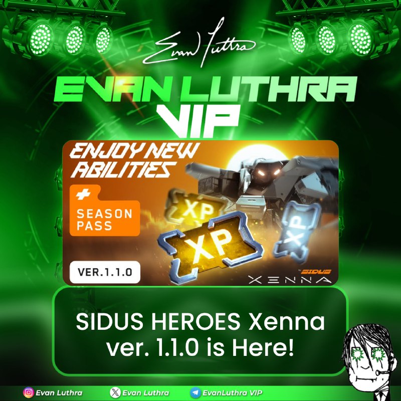 ***📢*** **SIDUS HEROES Xenna ver. 1.1.0 …