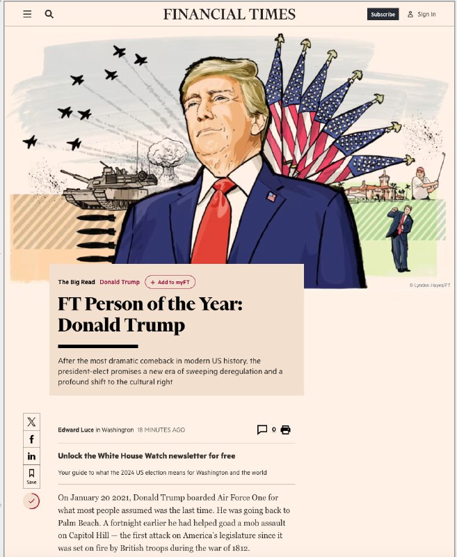 FT Person of the Year: Donald …