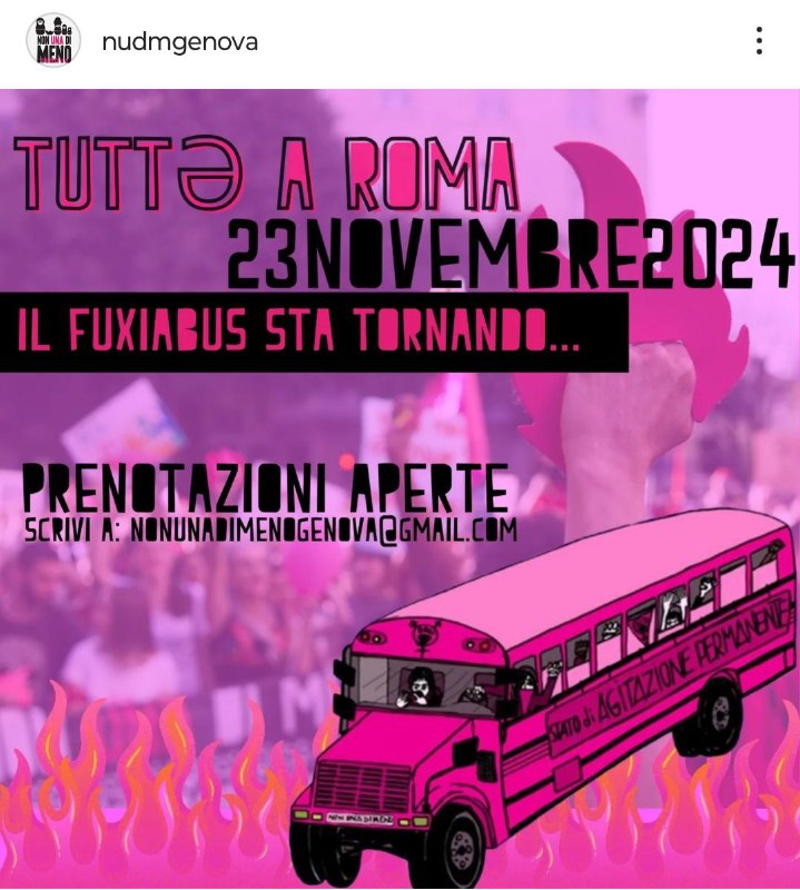 [#Genova](?q=%23Genova) [#Liguria](?q=%23Liguria) [#Roma](?q=%23Roma) [#Lazio](?q=%23Lazio) [#23novembre](?q=%2323novembre) [#duemila24](?q=%23duemila24)