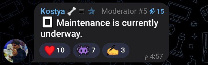 ***⛔️*** صيانة لبوت Notpixel ***⛔️***